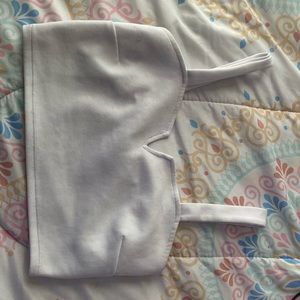 White, Love J Crop Top